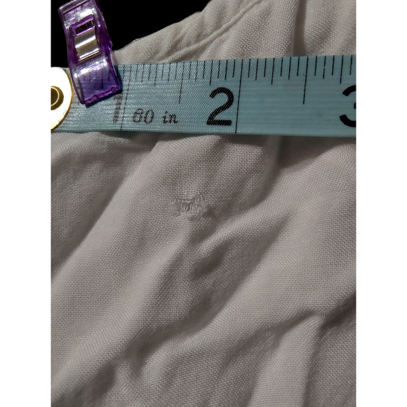 Chic Connection White with Navy Embroidery Bohemian Sundress sz S - Picture 4 of 7